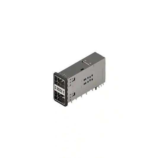 TE 2198373-1 ZQSFP+ Cage Assembly With Integrated Connector 2 x 1 Port 76 Position