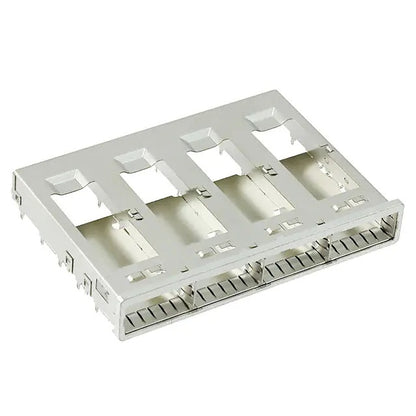 2170744-1 TE QSFP28 Cage Ganged (1 x 4) Connector Press-Fit Through Hole