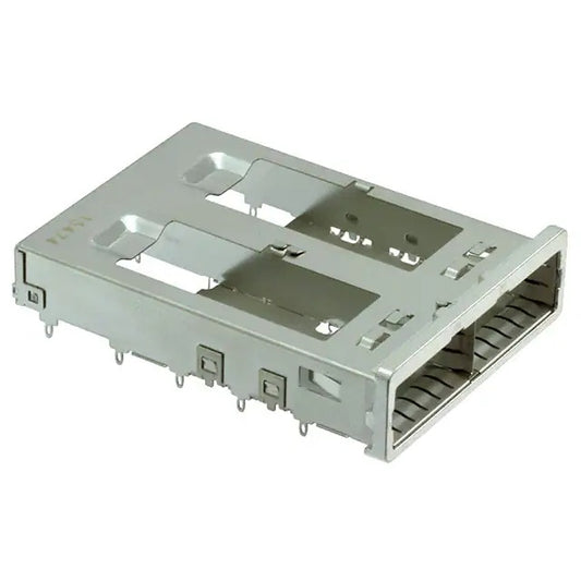 2227104-1 TE QSFP28 Cage Ganged (1 x 2) Connector