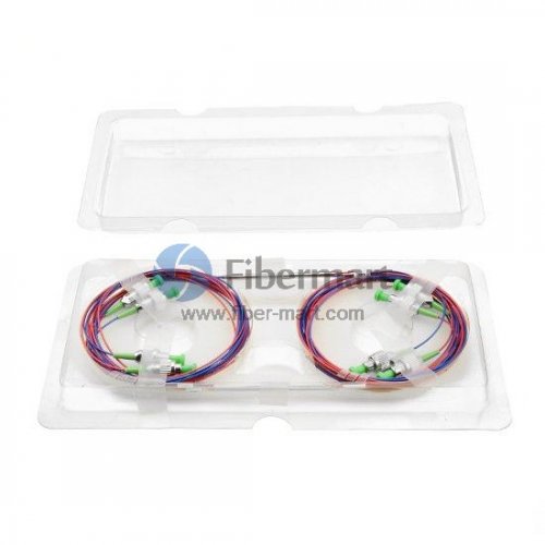2x2 Polarization Maintaining Coupler PM1550 Fiber FBT Coupler Splitter 1m Slow Axis