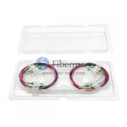 2x2 Polarization Maintaining Coupler PM1550 Fiber FBT Coupler Splitter 1m Slow Axis