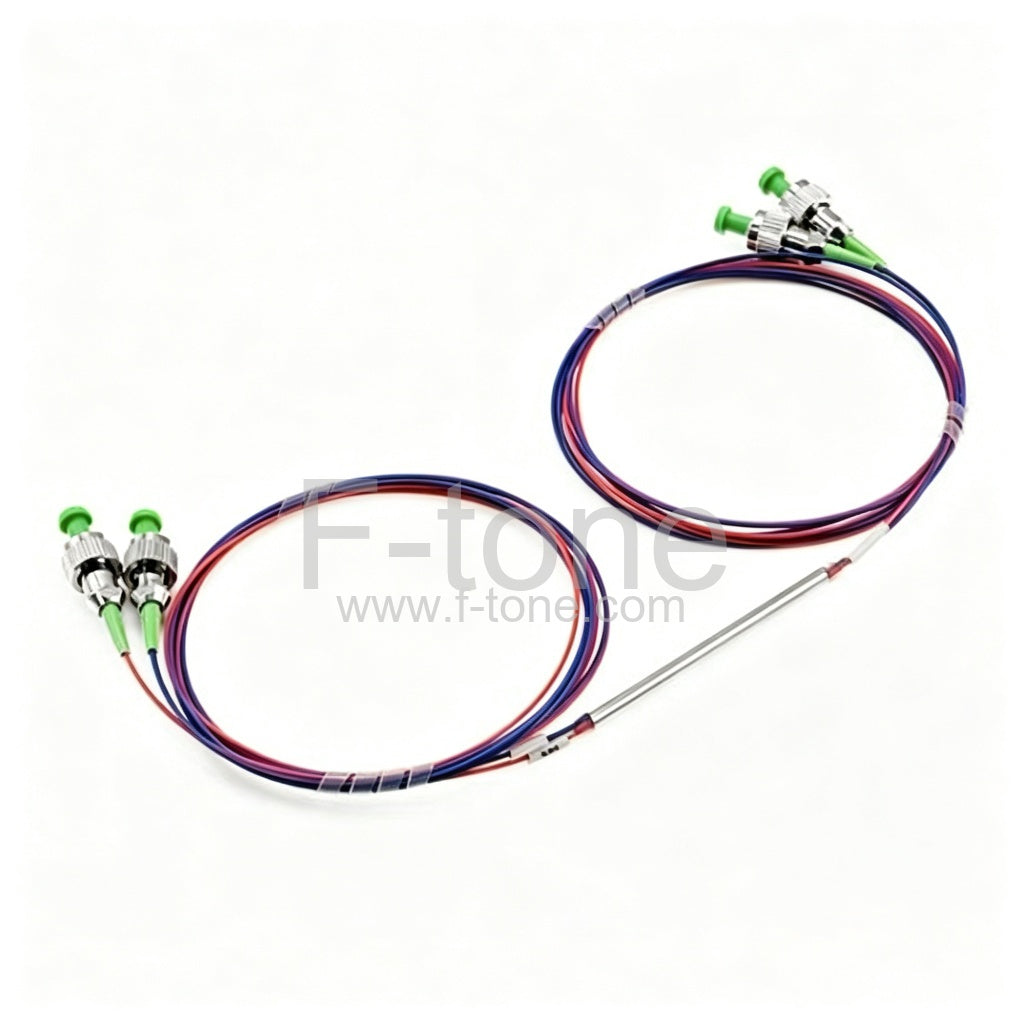 2x2 Polarization Maintaining Coupler PM1550 Fiber FBT Coupler Splitter 1m Slow Axis