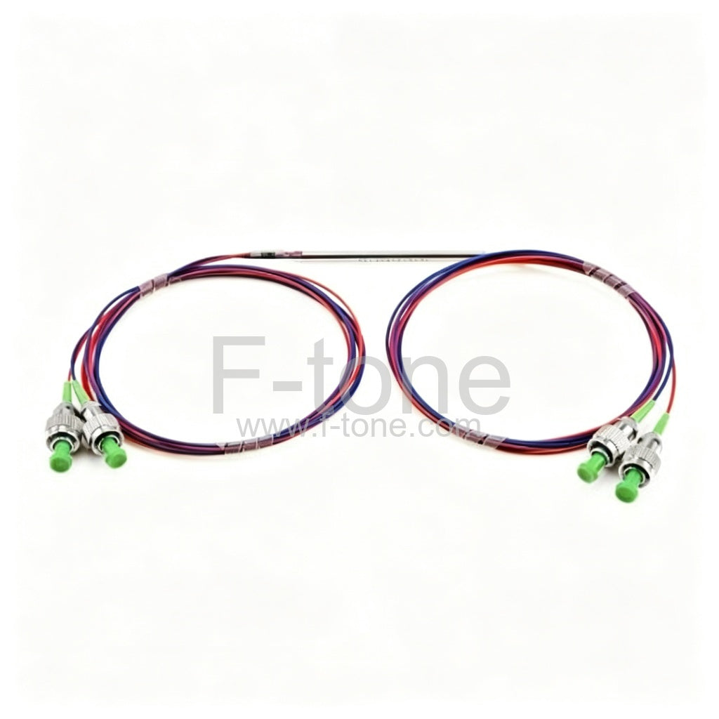 2x2 Polarization Maintaining Coupler PM1550 Fiber FBT Coupler Splitter 1m Slow Axis