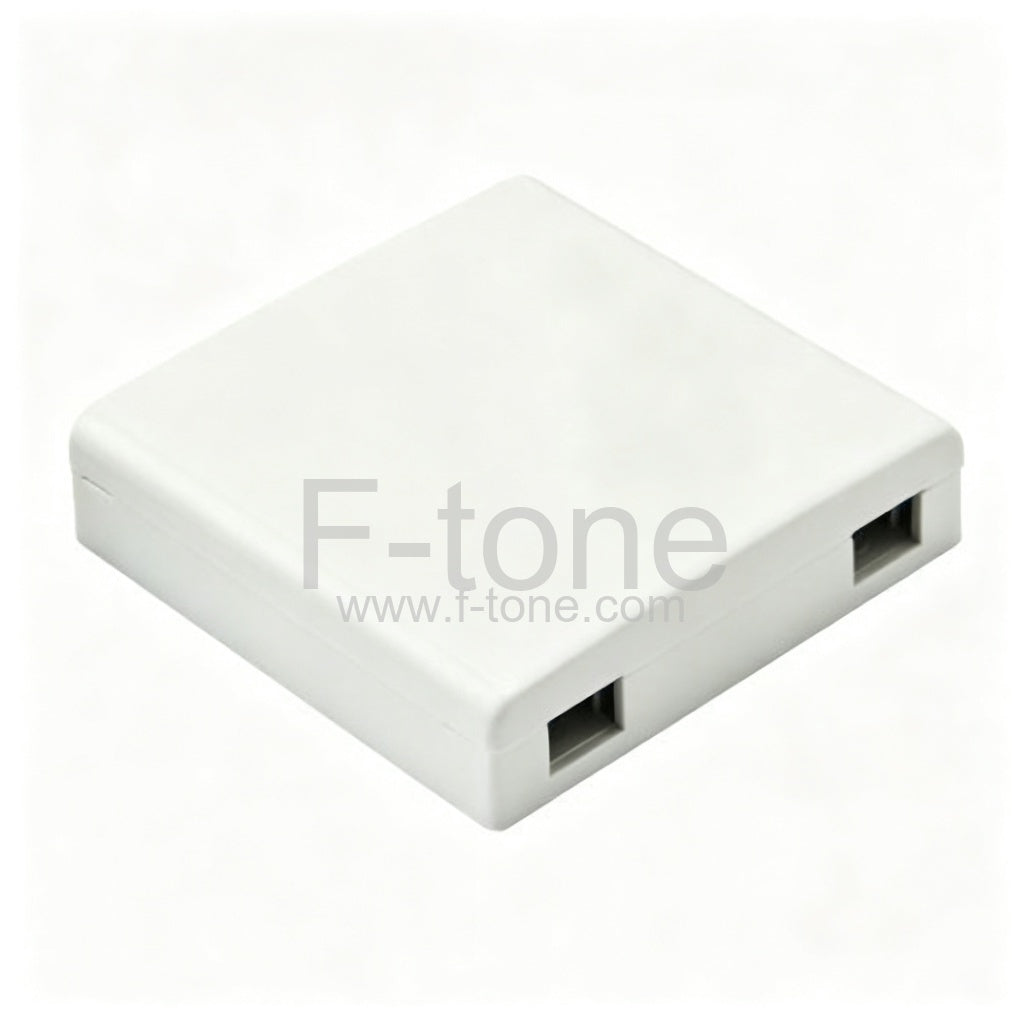 FTTH Fiber Optic Wall Plate Outlet 2 fibers