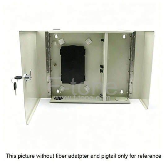 24 Fibers FM(05)D-24 SC Outdoor Wall Mountable Fiber Terminal Box as Distribution Box with Pigtails and Adapters