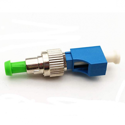 LC/APC Female to SC/APC Male Single-Mode Simplex Fiber Adapter