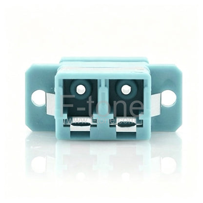 LC/UPC to LC/UPC OM3 Duplex SC Type With Flange Plastic Fiber Adapter