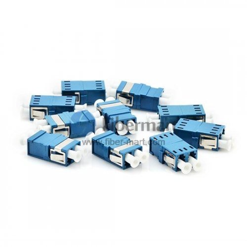 LC/UPC to LC/UPC Duplex SC Type Fiber Adapter without Flange