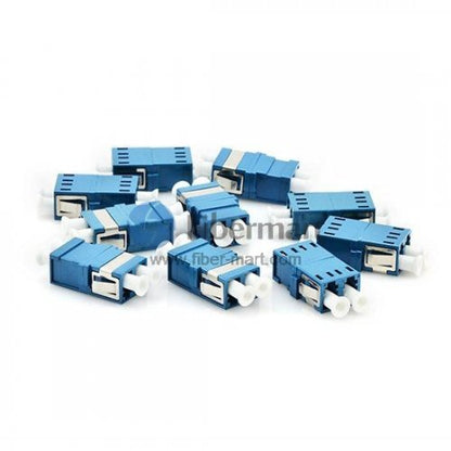LC/UPC to LC/UPC Duplex SC Type Fiber Adapter without Flange