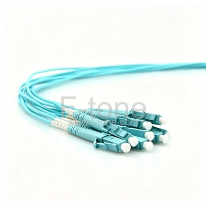 48 Fibers OM4 Multimode 12 Strands MTP Harness Cable 3.0mm LSZH/Riser