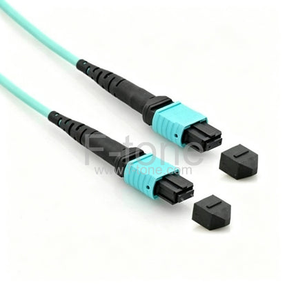 96 Fibers OM4 Multimode 12 Strands MTP Breakout Cable 3.0mm LSZH/Riser