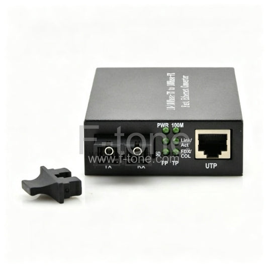 10/100M Dual Fiber 1310nm 2km Ethernet Fiber Media Converter