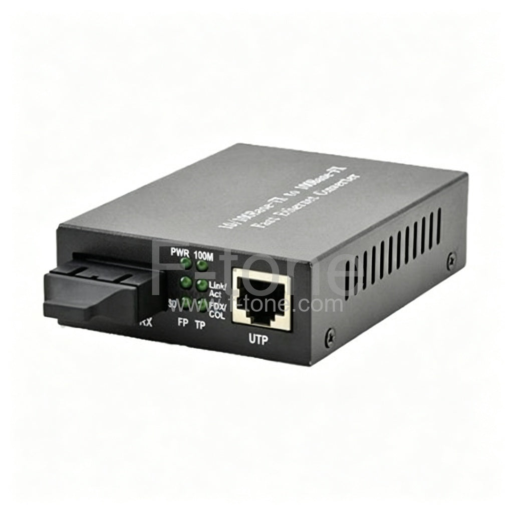 10/100M Dual Fiber 1310nm 20km Ethernet Fiber Media Converter