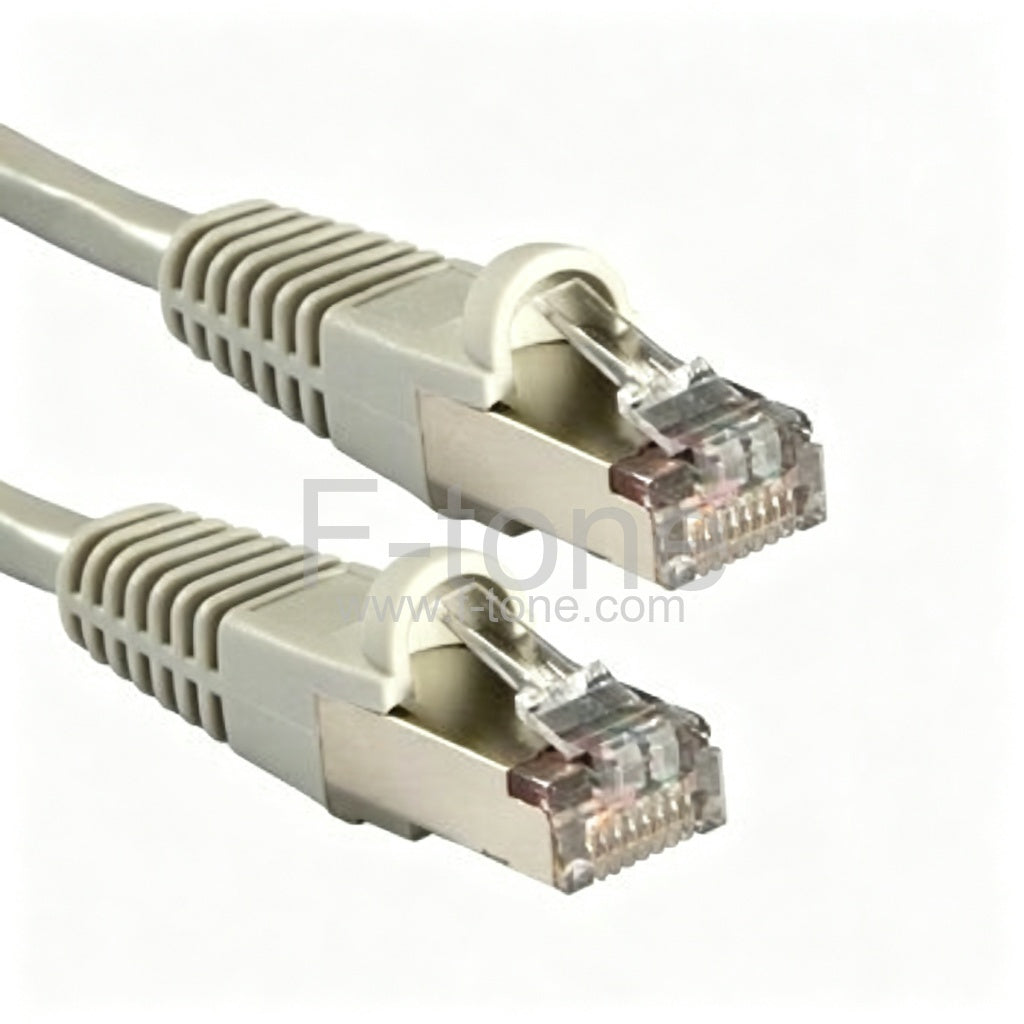 10m CAT5e shielded Foil twisted pair (FTP) patch cable w/moulded boots 5 colors optional