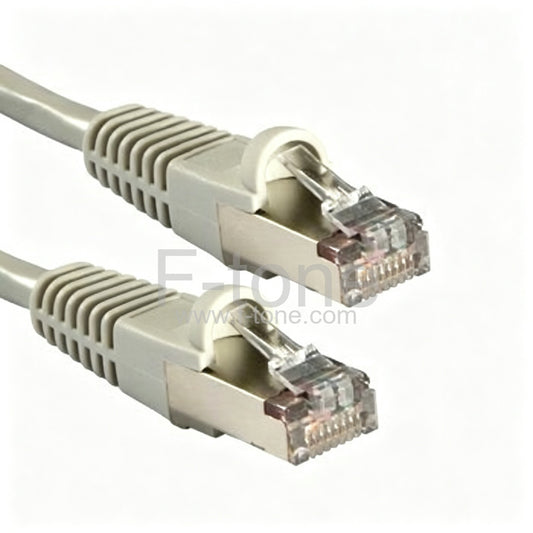 10m CAT5e shielded Foil twisted pair (FTP) patch cable w/moulded boots 5 colors optional