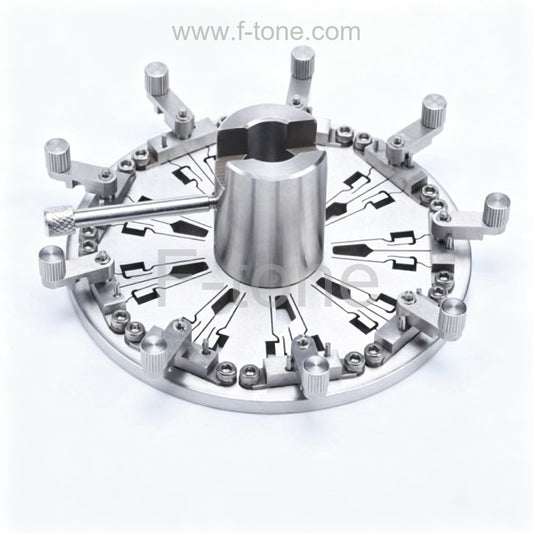 Fiber Polishing Holder Fixture MPO-APC-18, Domaille Fast-Lock Ferrule Type