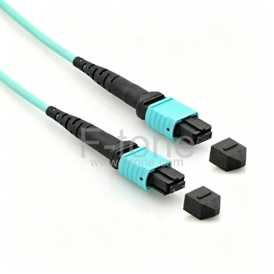 24 Fibers OM4 Multimode 12 Strands MPO Trunk Cable 3.0mm LSZH/Riser