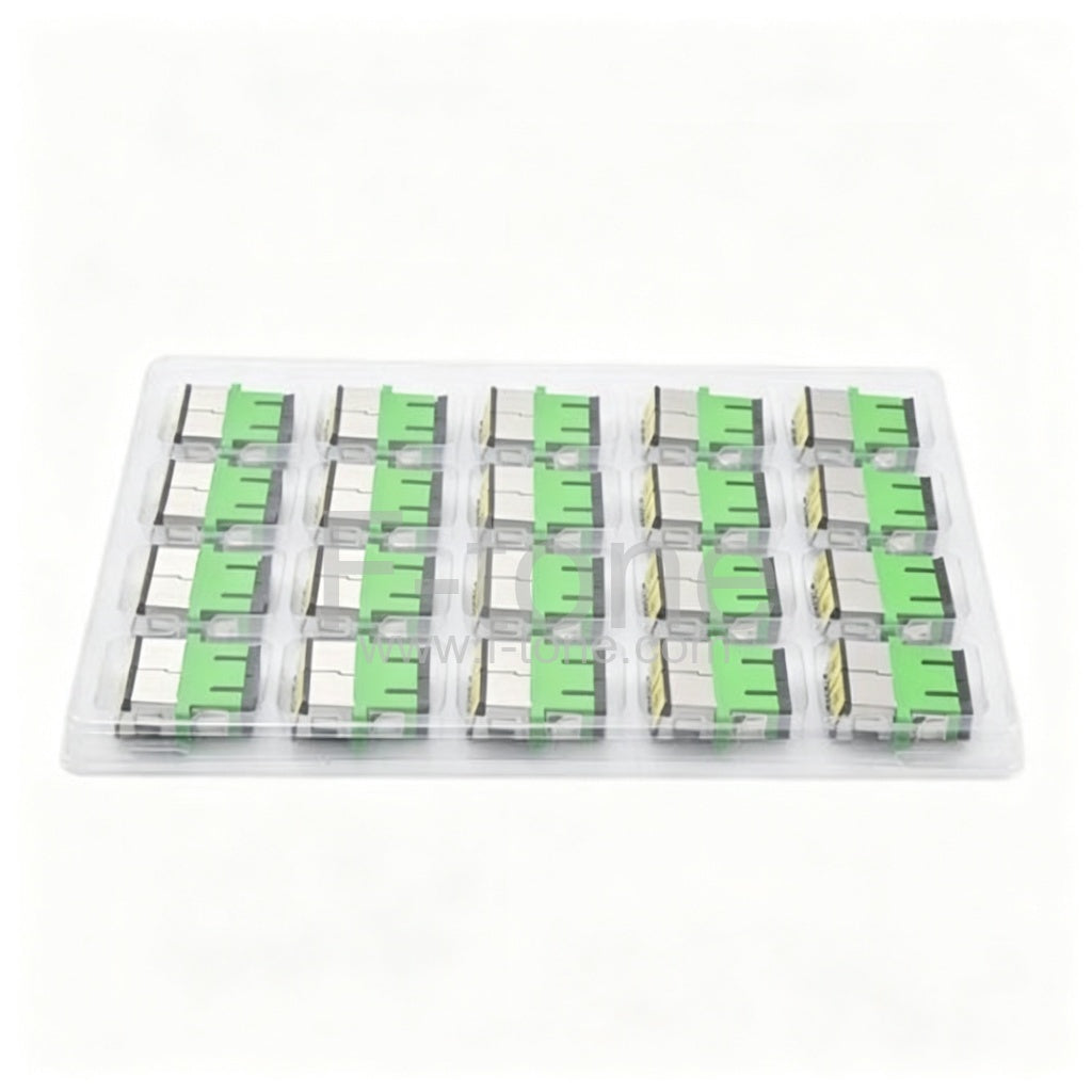 SC/APC to SC/APC Singlemode Duplex With Open Shutter Plastic Fiber Adapter