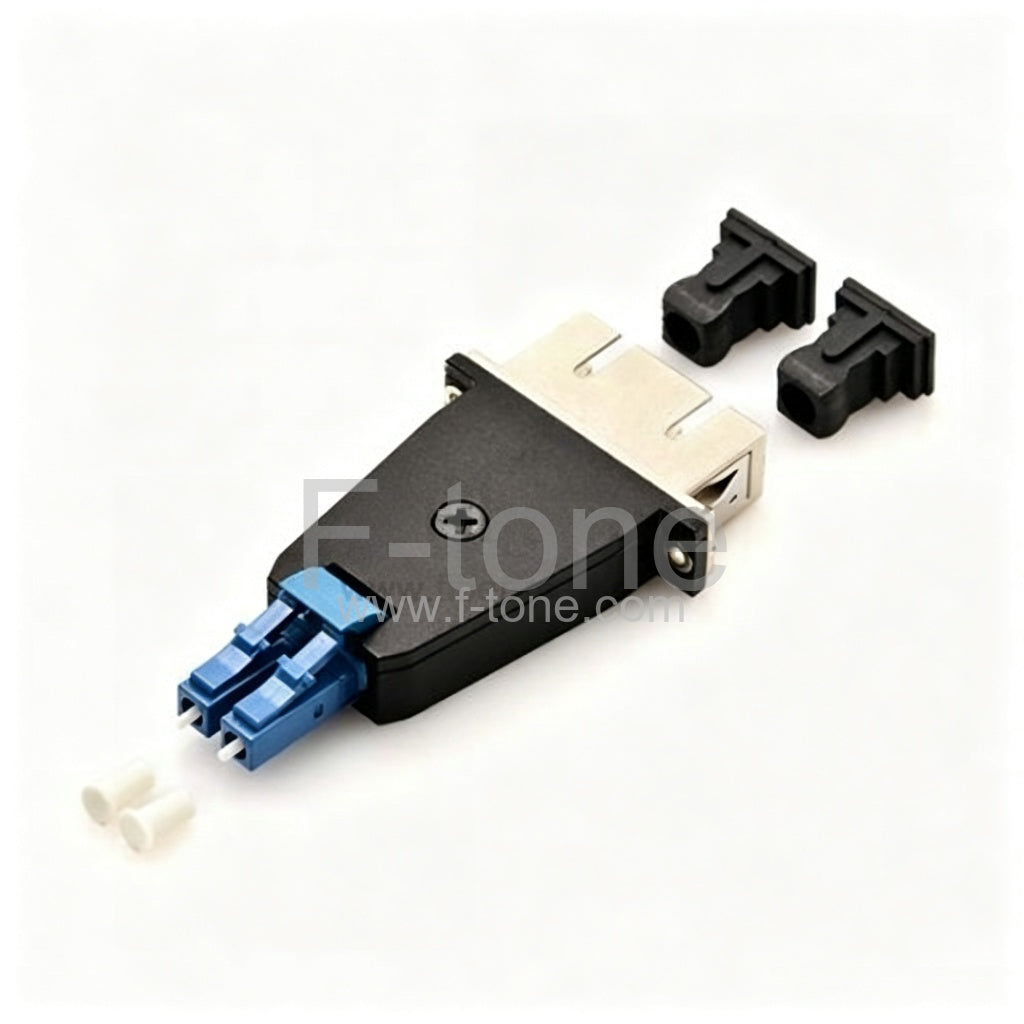 SC Female to LC Male Singlemode Duplex Adapter Converter