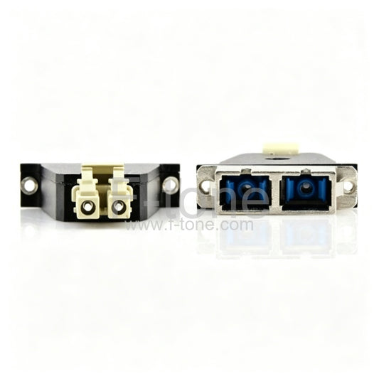 SC Female to LC Male Multimode Duplex Adapter Converter