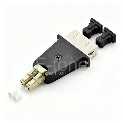SC Female to LC Male Multimode Duplex Adapter Converter