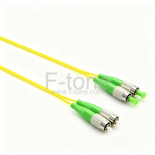FC/APC to FC/APC Singlemode Duplex Fiber Patch Cable