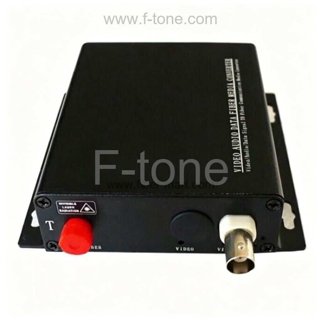 1 Channel HD-AHD over Optical Fiber Transmitter and Receiver Set
