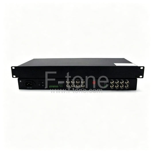 16 Channel Video & 1 Channel Bi-Directional Data & Ethernet to Fiber SM 20km Optical Video Multiplexer