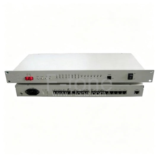 16E1 PDH Fiber Optical Multiplexers Singlemode Dual Fiber 20KM 19-inch Rack