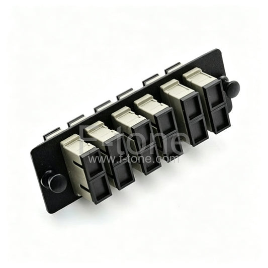 6 Ports SC Panduit Opticom Compatible Fiber Adapter Panels (FAPs)