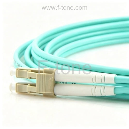 LC-LC Duplex OM4 Multimode LC Fiber Patch Cable