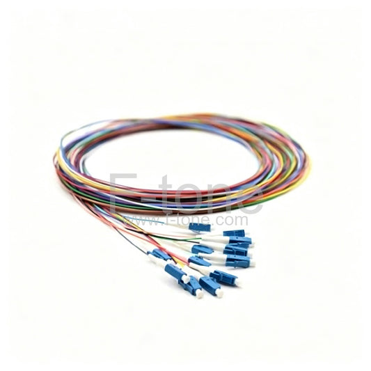 1M LC UPC to LC UPC ColorCode Simplex 0.9mm PVC OM4 Multimode Fiber Patch Cable