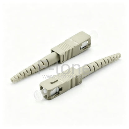 SC APC Single-mode 9/125 Simplex 3.0mm Boot Fiber Optic Connector
