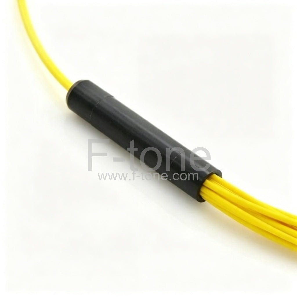 12 Fibers Single-Mode 12 Strands MPO to LC Harness Cable 3.0mm LSZH/Riser