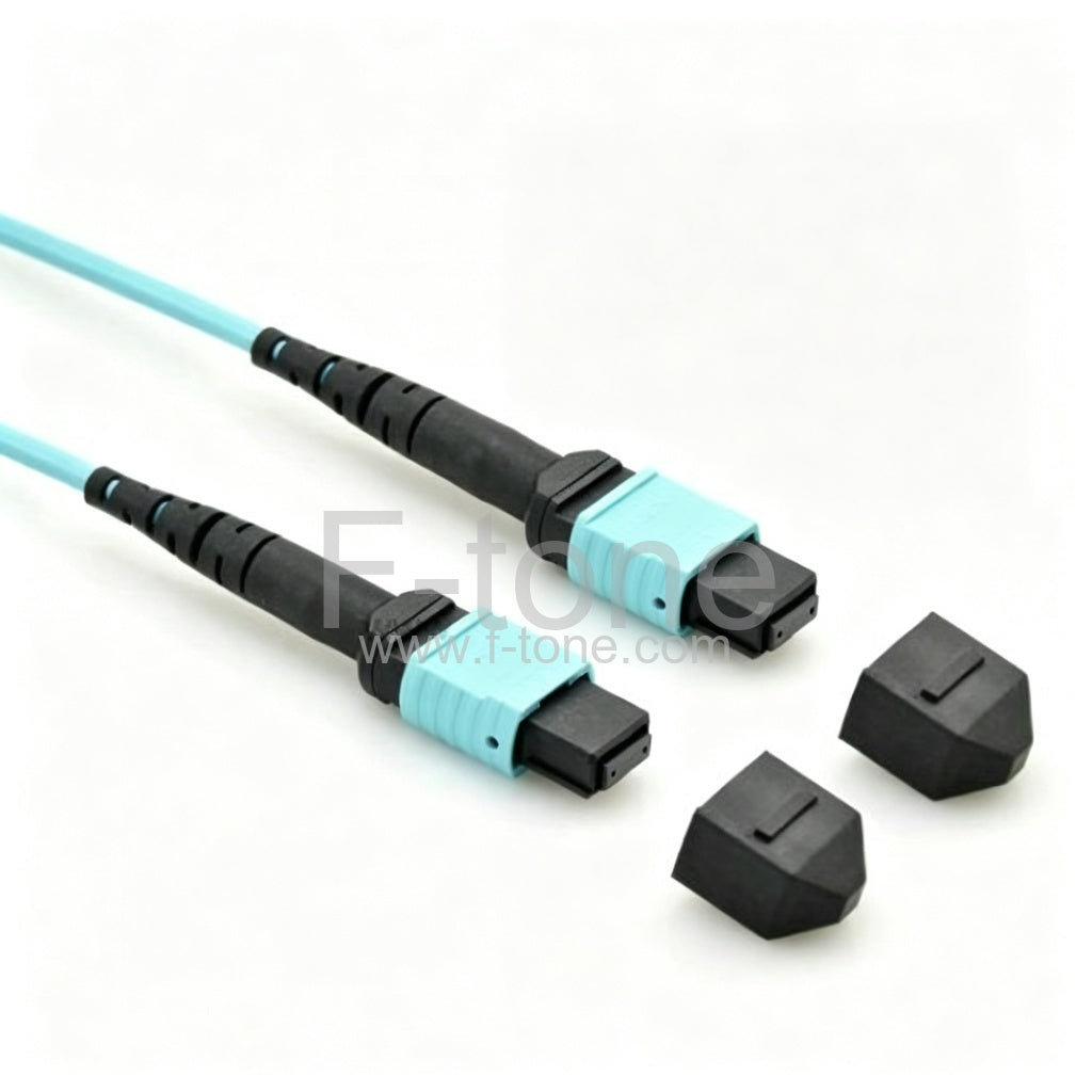 24 Fibers OM4 Multimode 12 Strands MPO Harness Cable 3.0mm LSZH/Riser