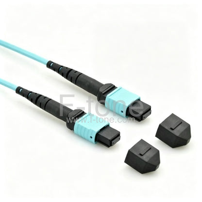 24 Fibers OM4 Multimode 12 Strands MPO Harness Cable 3.0mm LSZH/Riser
