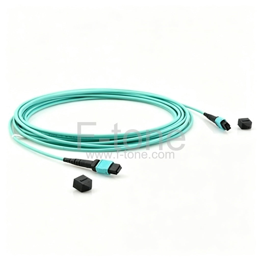 96 Fibers OM4 Multimode 12 Strands MPO Harness Cable 3.0mm LSZH/Riser