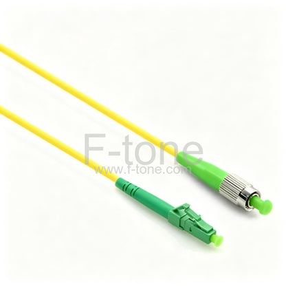 LC/APC to MU Plenum(OFNP) Simplex 9/125 Single-mode Fiber Patch Cable
