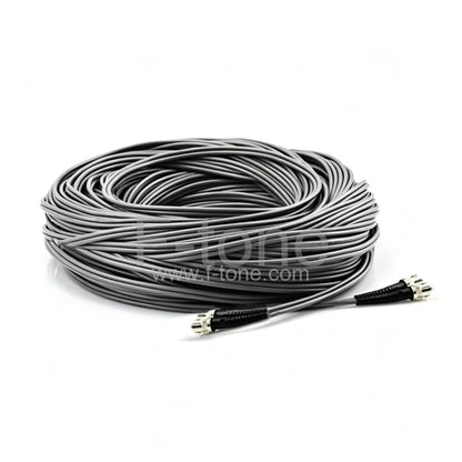 LC/UPC to MTRJ/UPC Duplex Multimode OM1 Armored Patch Cable