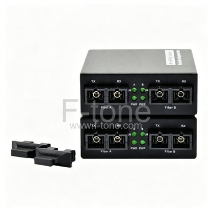 550m/60km 850nm/1310nm SFP Gig E SingleMode to Multimode Fiber Media Converter