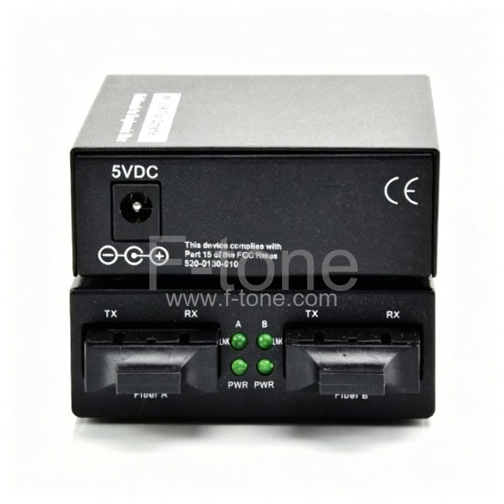 550m/60km 850nm/1310nm SFP Gig E SingleMode to Multimode Fiber Media Converter