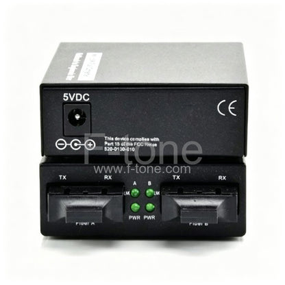 550m/60km 850nm/1310nm SFP Gig E SingleMode to Multimode Fiber Media Converter