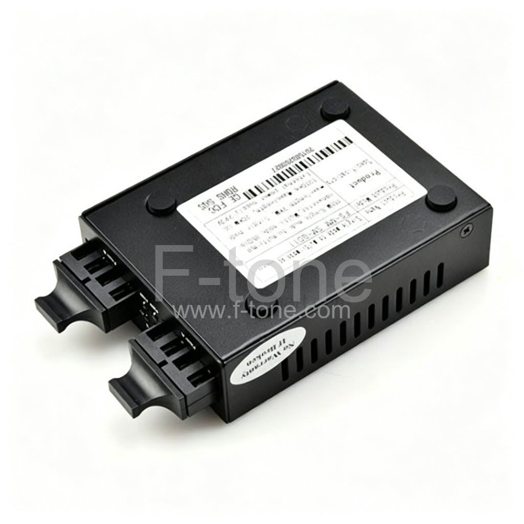 550m/60km 850nm/1310nm SFP Gig E SingleMode to Multimode Fiber Media Converter