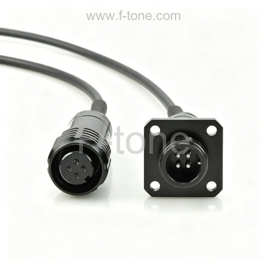 ODC Socket to LC/SC/ST/FC 4 Fibers Cable with Outdoor Cable Connector
