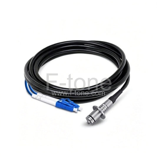 Opto-Electronic Hybrid Waterproof Plug to LC/SC/ST/FC Cable Connector Screw Type
