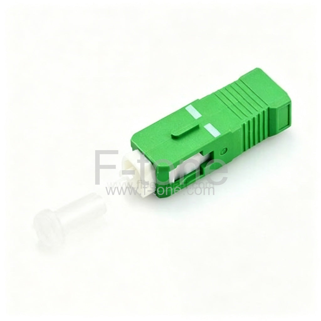 SC APC Single-mode 9/125 Simplex 2.0mm Boot Fiber Optic Connector