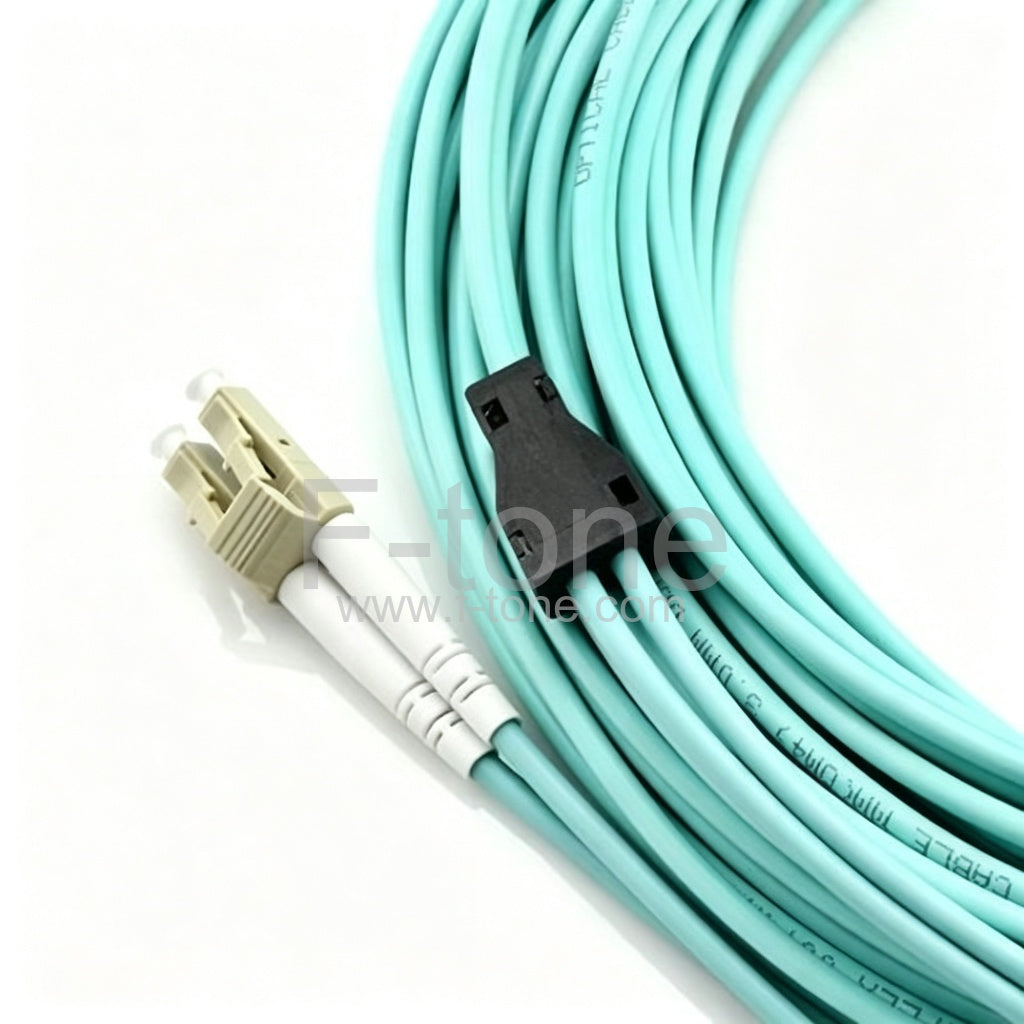 SC-LC Duplex OM4 Multimode Armored Fiber Patch Cable