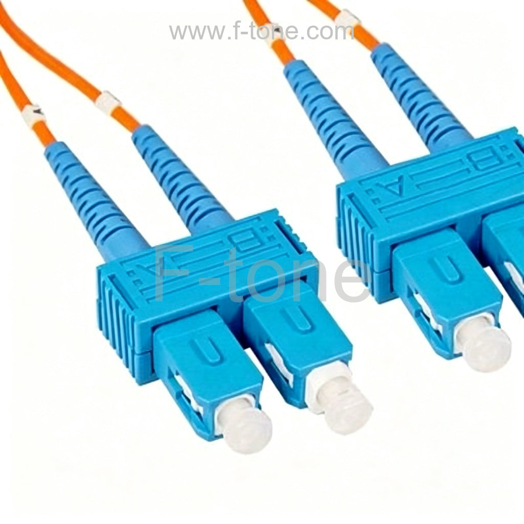 SC/UPC-E2000/UPC Duplex Multimode 100/140um 3.0mm Fiber Patch Cable