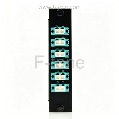 12 Fibers Multi-mode OM3 LC/SC/ST/FC 12 Strands MPO LGX Cassette