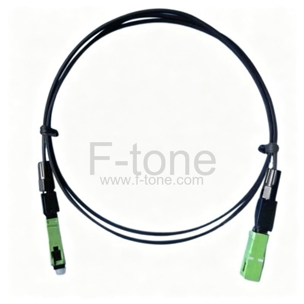 SM 9/125 Duplex Fiber Patch Cable FTTH Drop Cable FRP G652D PVC